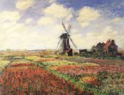 Claude Monet Tulip Fields in Holland oil painting on canvas